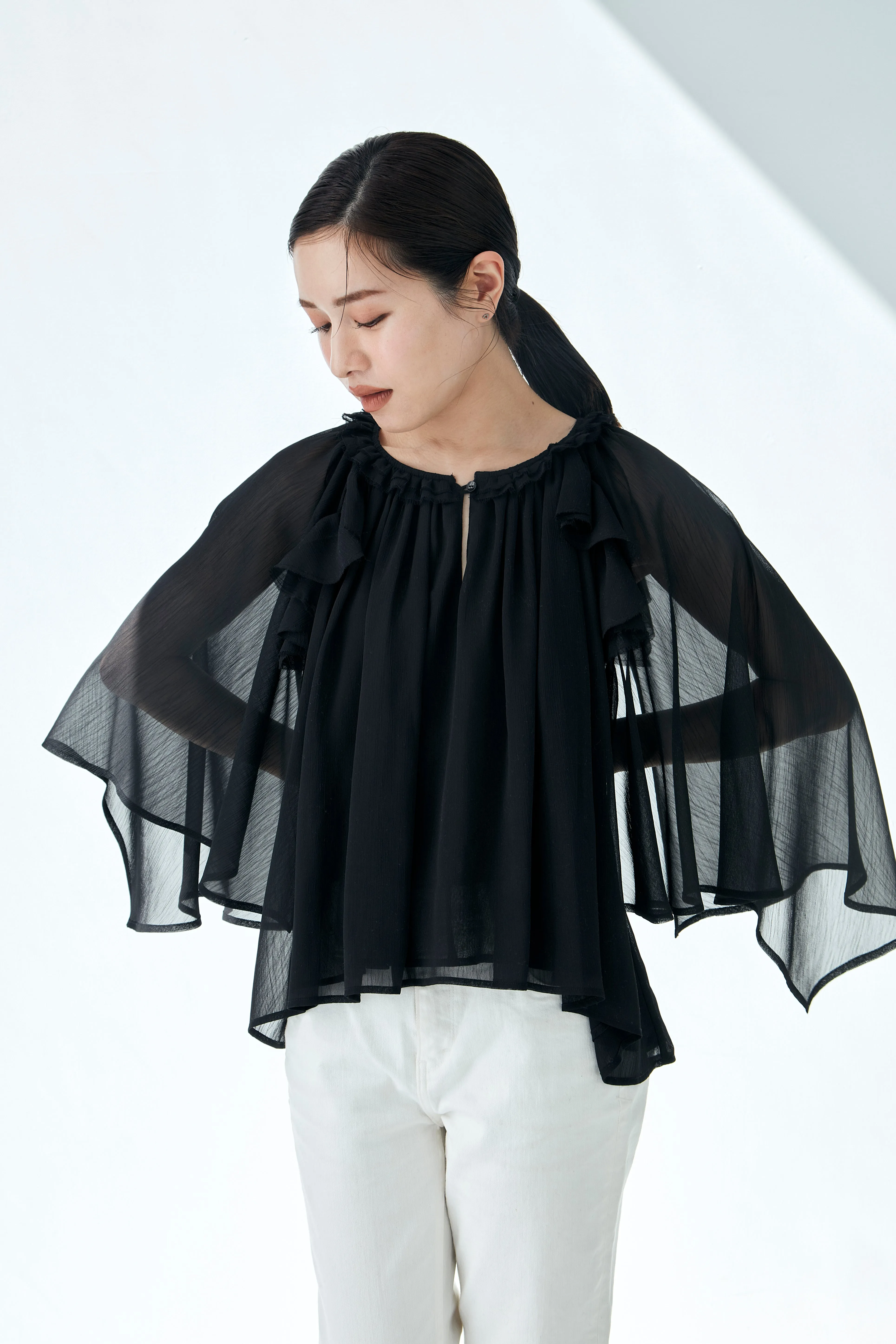 Ruffle chiffon Blouse