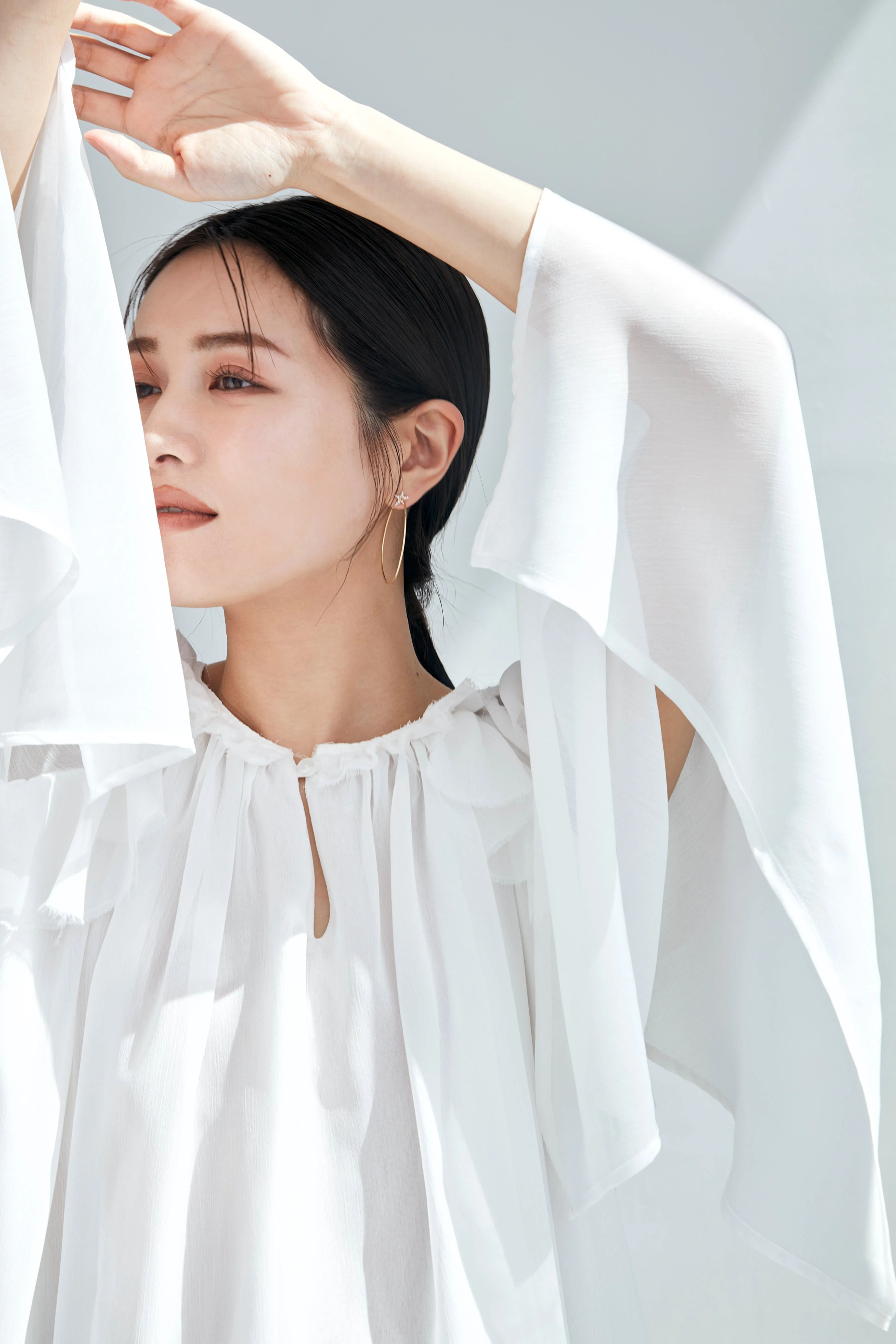 Ruffle chiffon Blouse