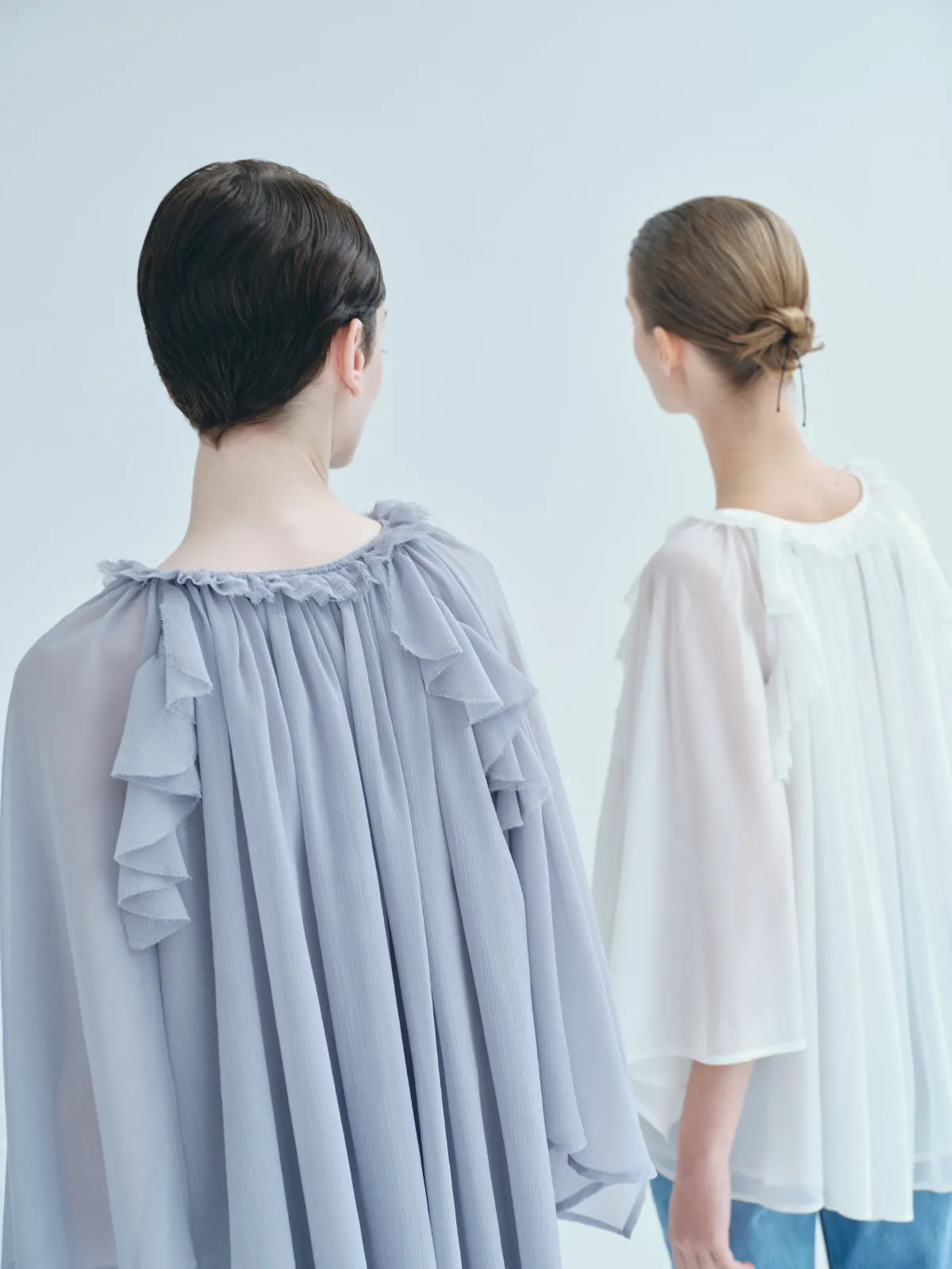 Ruffle chiffon Blouse