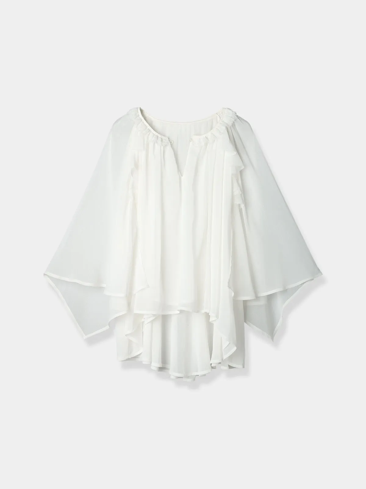 Ruffle chiffon Blouse