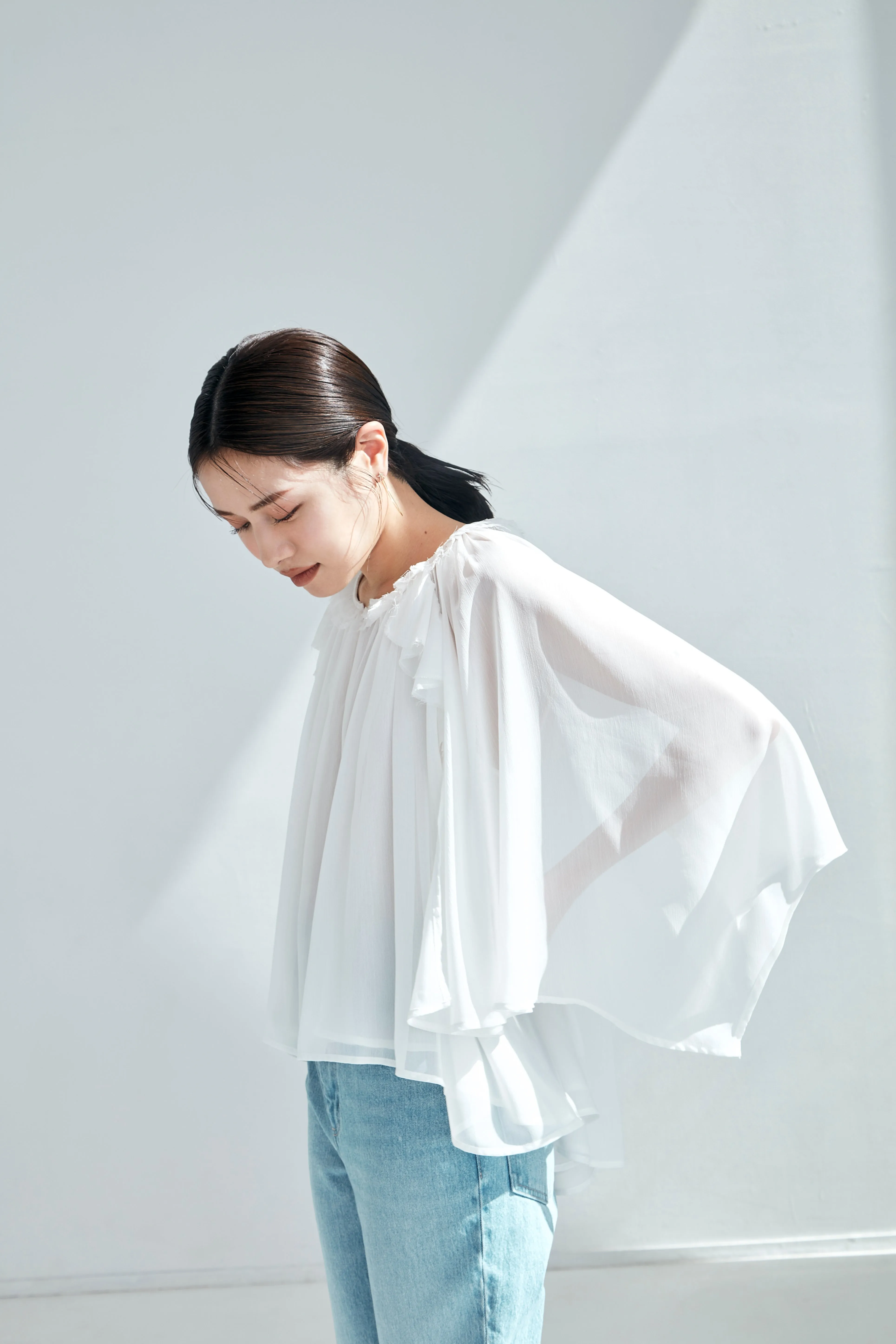 Ruffle chiffon Blouse