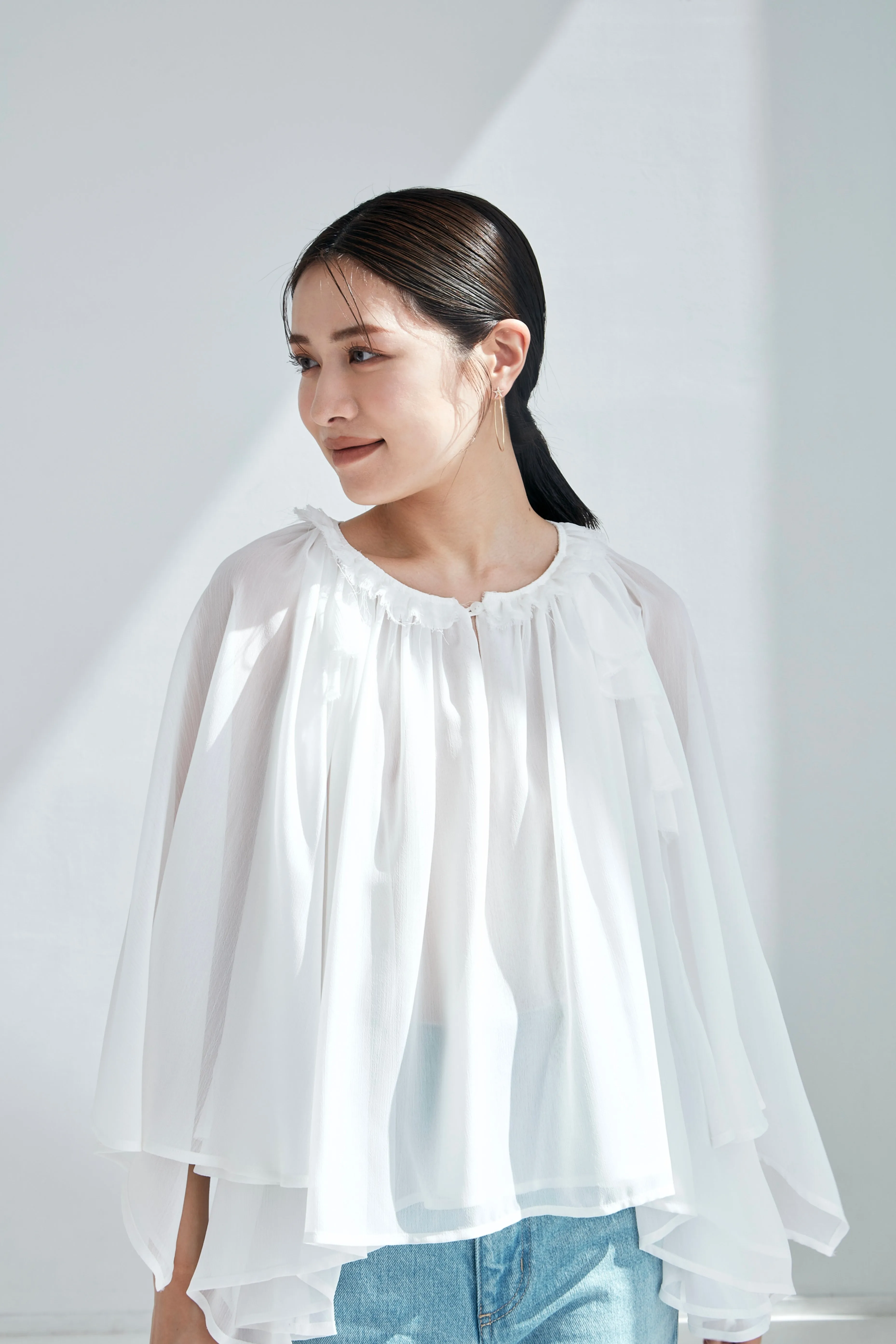 Ruffle chiffon Blouse