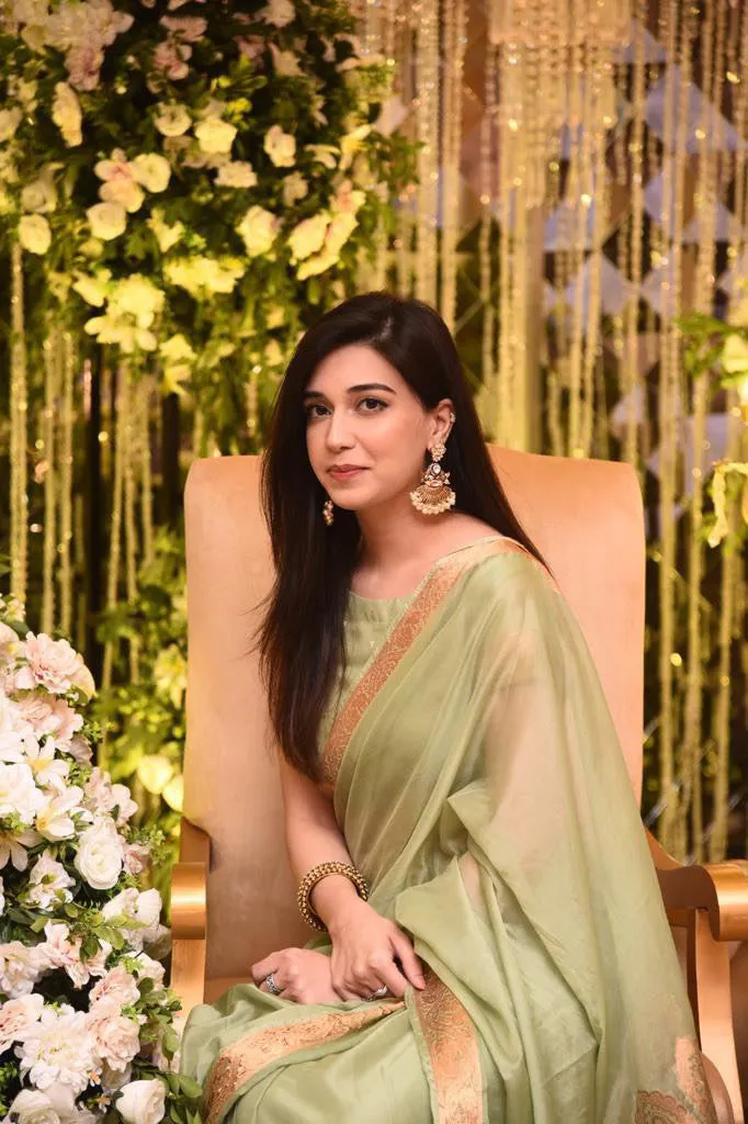 Sample Sale: Chiffon Silk Banarsi - Mint
