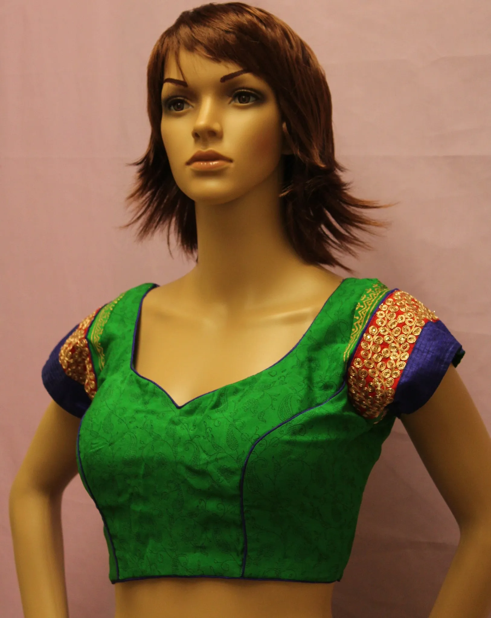 Saree 2379 Green Georgette Wedding Party Wear Sari Saris Shieno Sarees