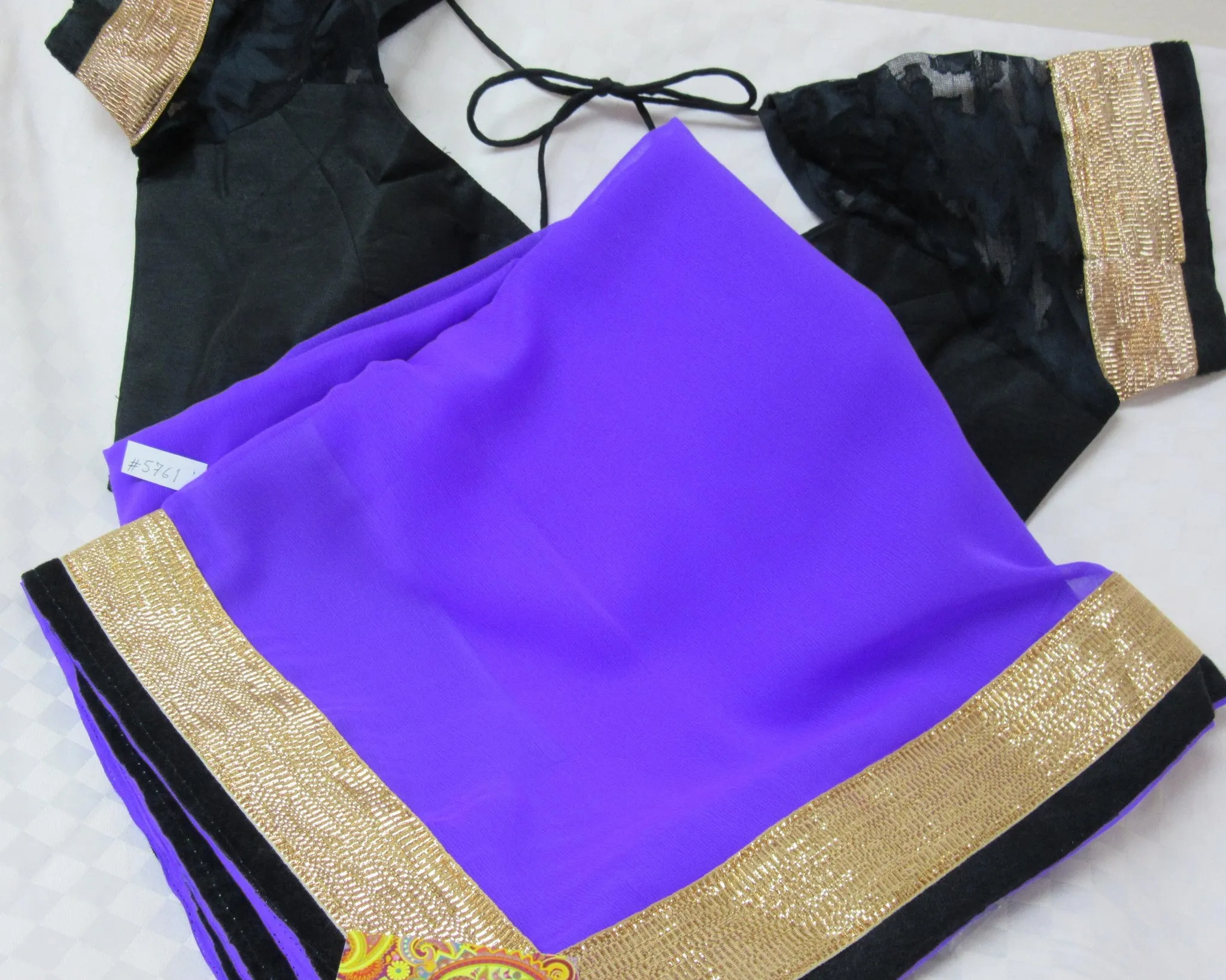 Saree 5763 Chiffon Indian Party Wear Bollywood Sari Blouse Choli Shieno Sarees