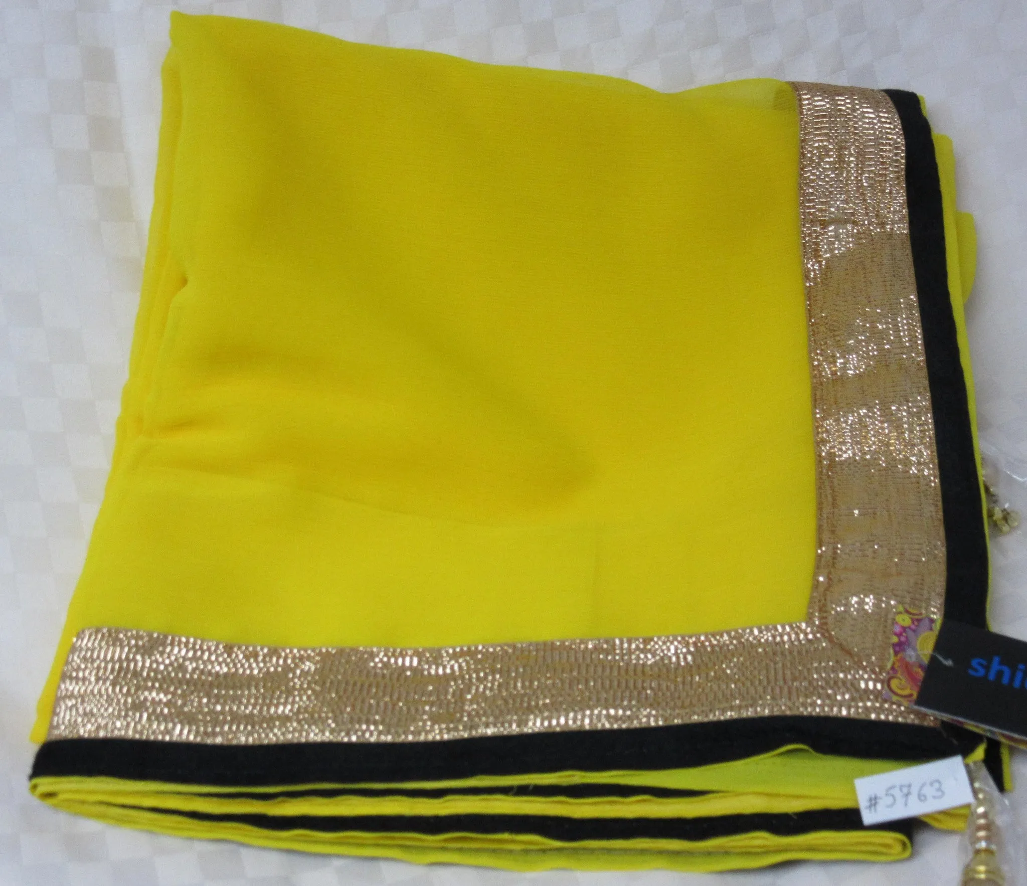 Saree 5763 Chiffon Indian Party Wear Bollywood Sari Blouse Choli Shieno Sarees