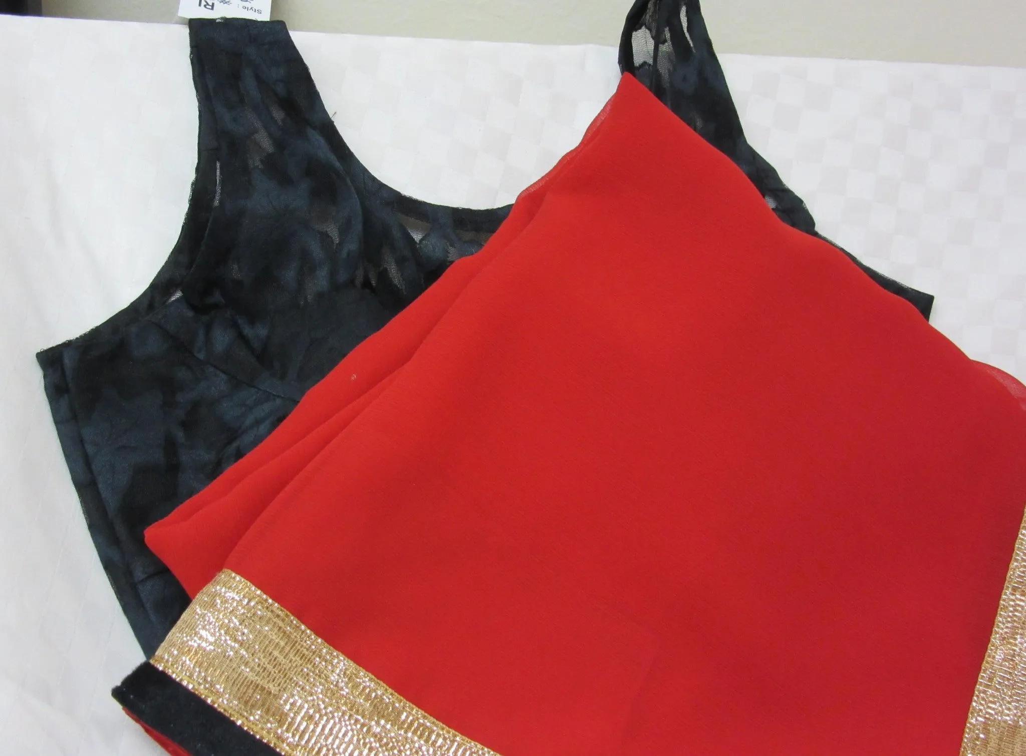 Saree 5763 Chiffon Indian Party Wear Bollywood Sari Blouse Choli Shieno Sarees
