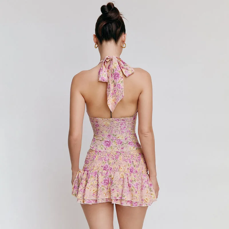 Sloane Floral Skirt Set