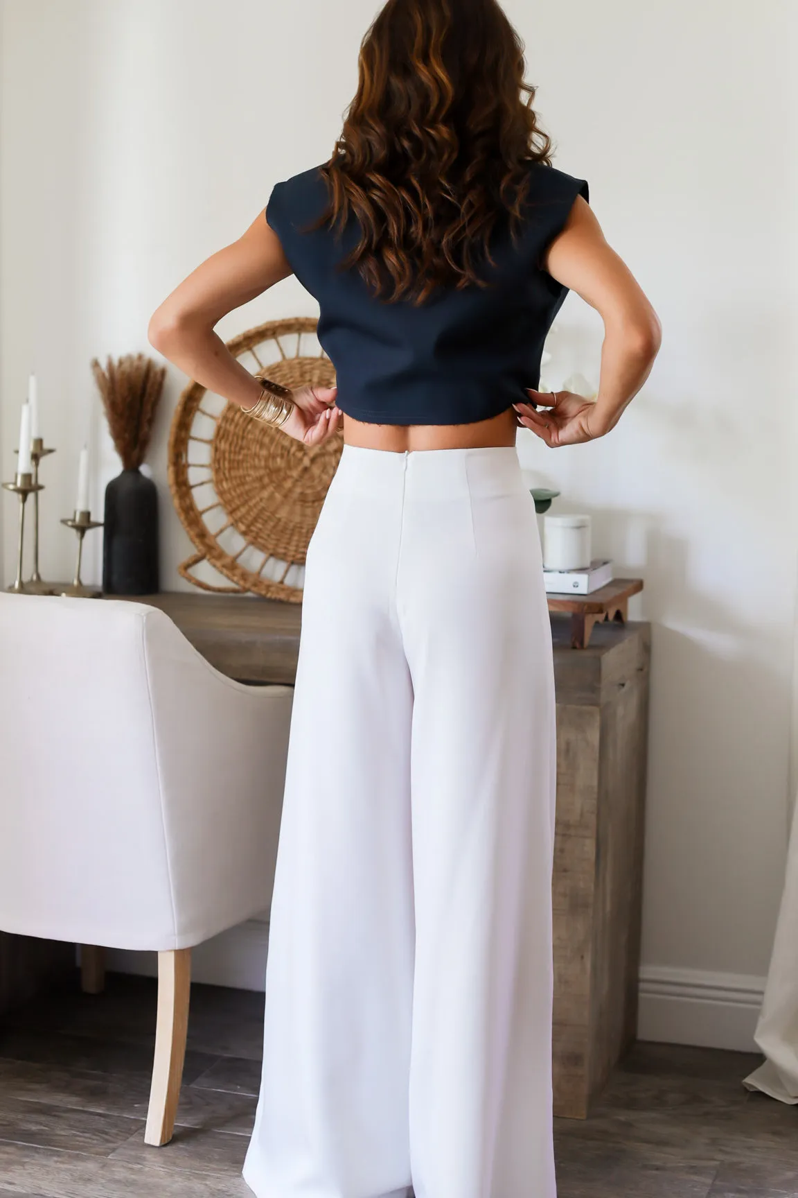 The Alessandra Wide Leg Pants- 3 Colors