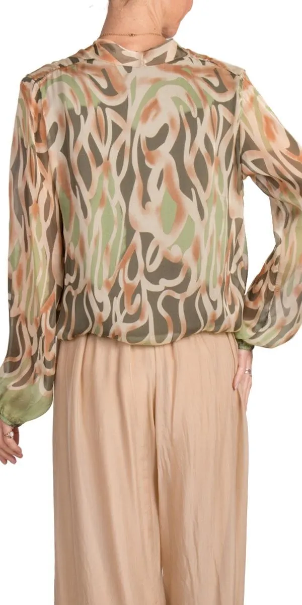 Torino Abstract Blouse