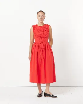 Via Dress in Red