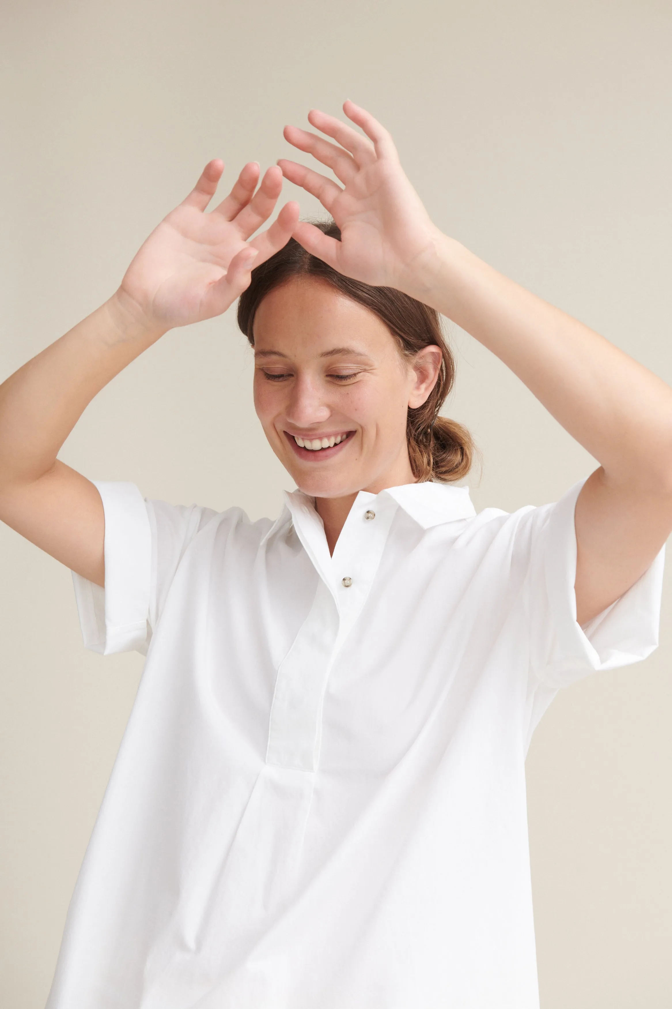 Vilde Tunique GOTS - Bright White