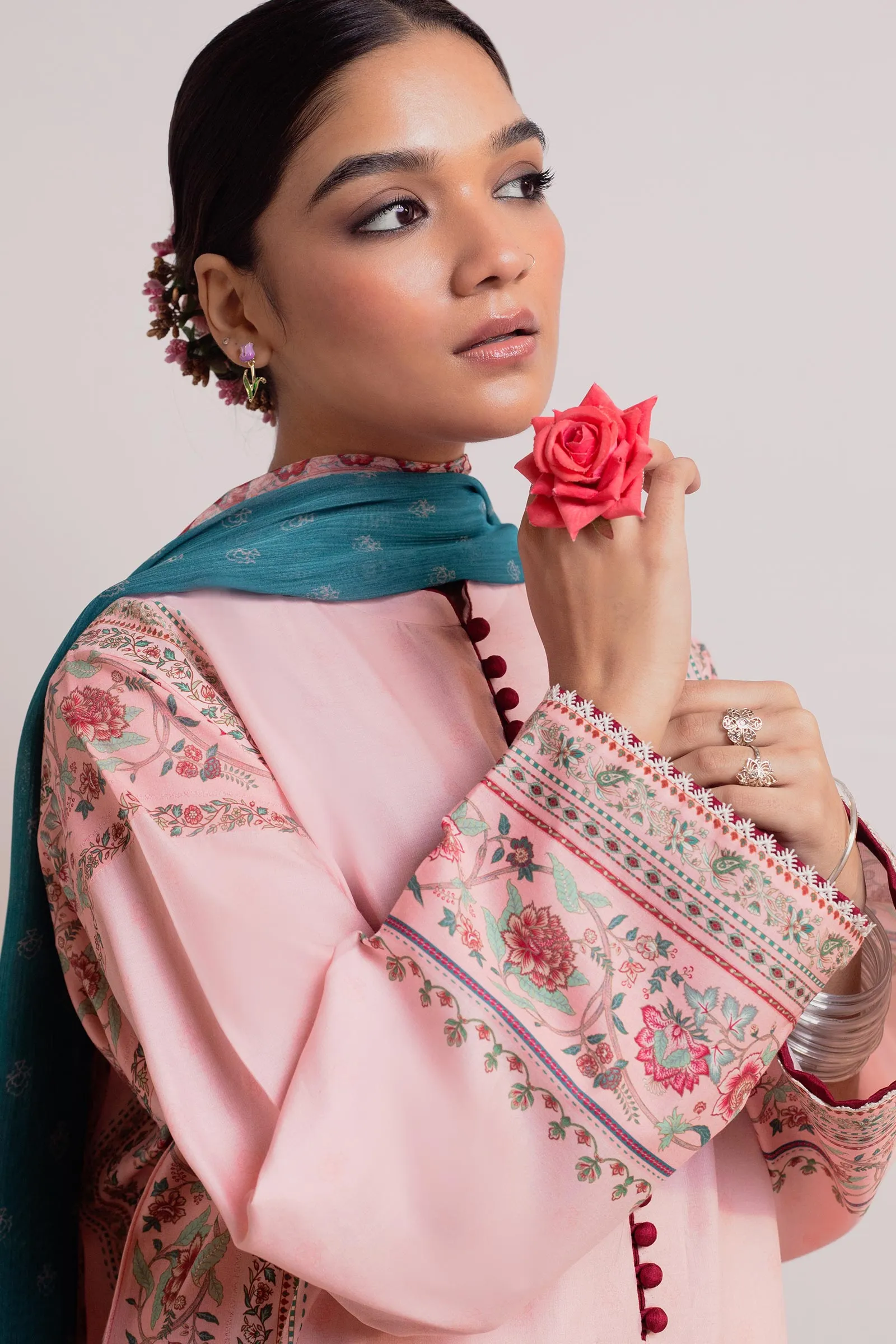 Zara Shahjahan Coco Prints Lawn Collection Gulabi-D3